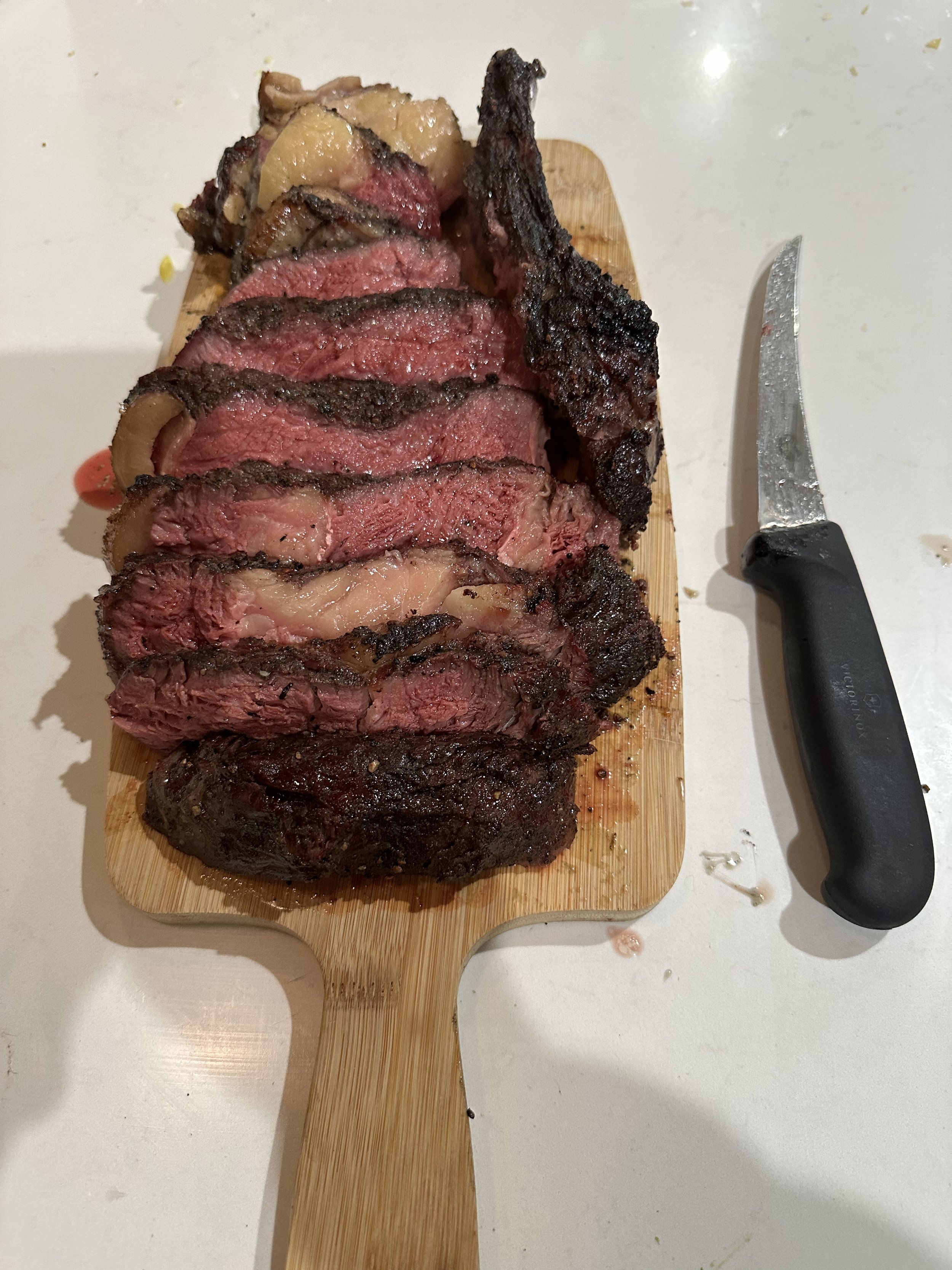 reverse sear steak. rib eye steak. how to cook rib eye steak. regenerative agriculture. how to cook. organic meat. online butcher. farm Victoria. visit Victoria